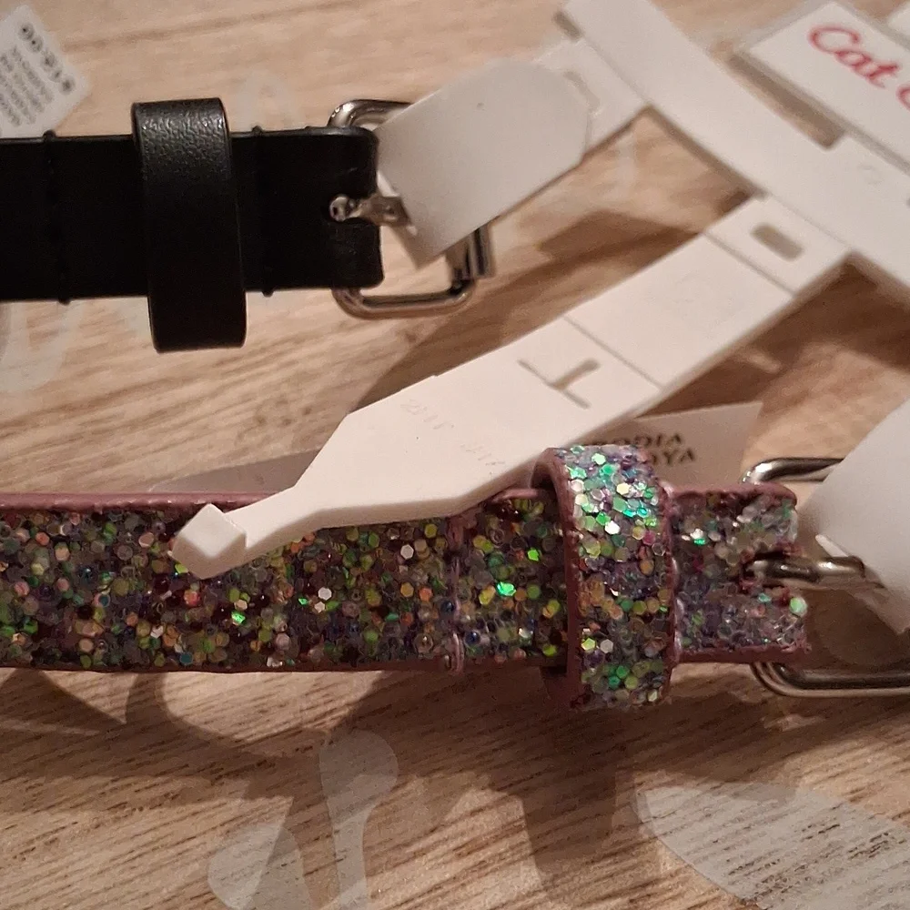 Two NEW Girls Cat & Jack Belts Sz Small